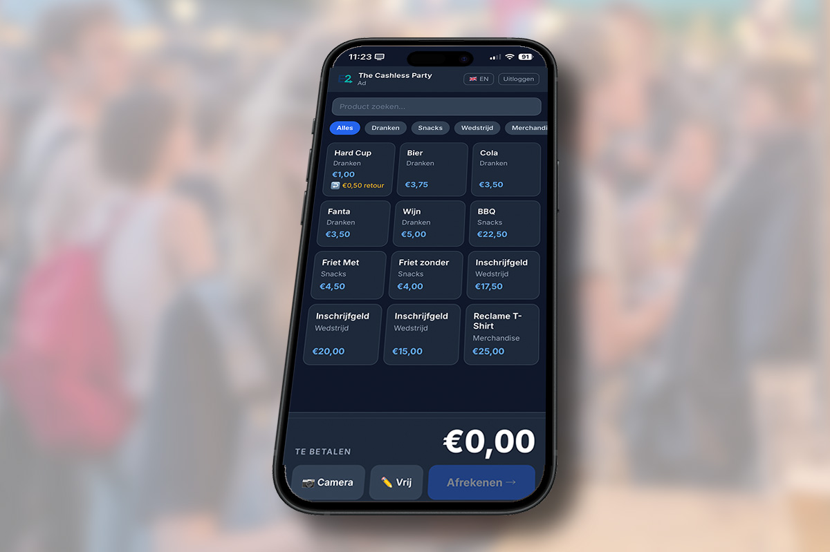 Cashless betaalsysteem